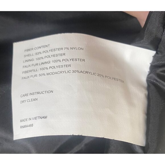 Halitech Parka‎ Coat Womens XL Black Removeable Faux Fur Hood Winter Performance - Picture 4 of 11